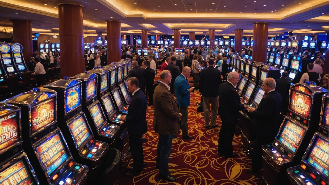 享受遊戲的賭場地板