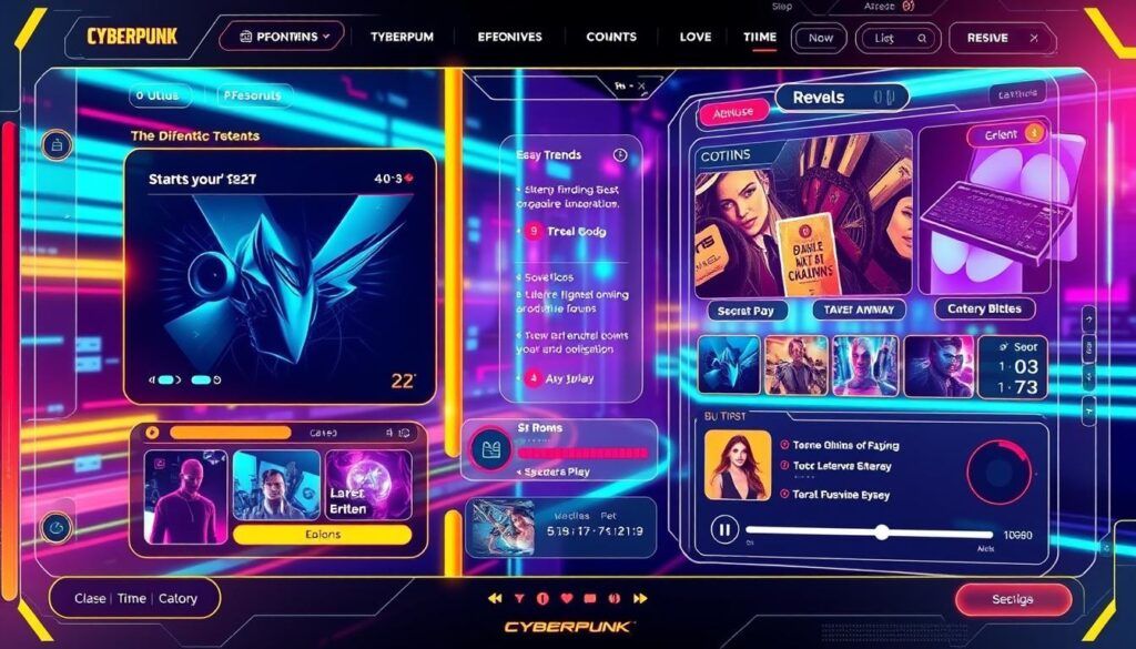 娛樂平台設計趨勢圖片範例