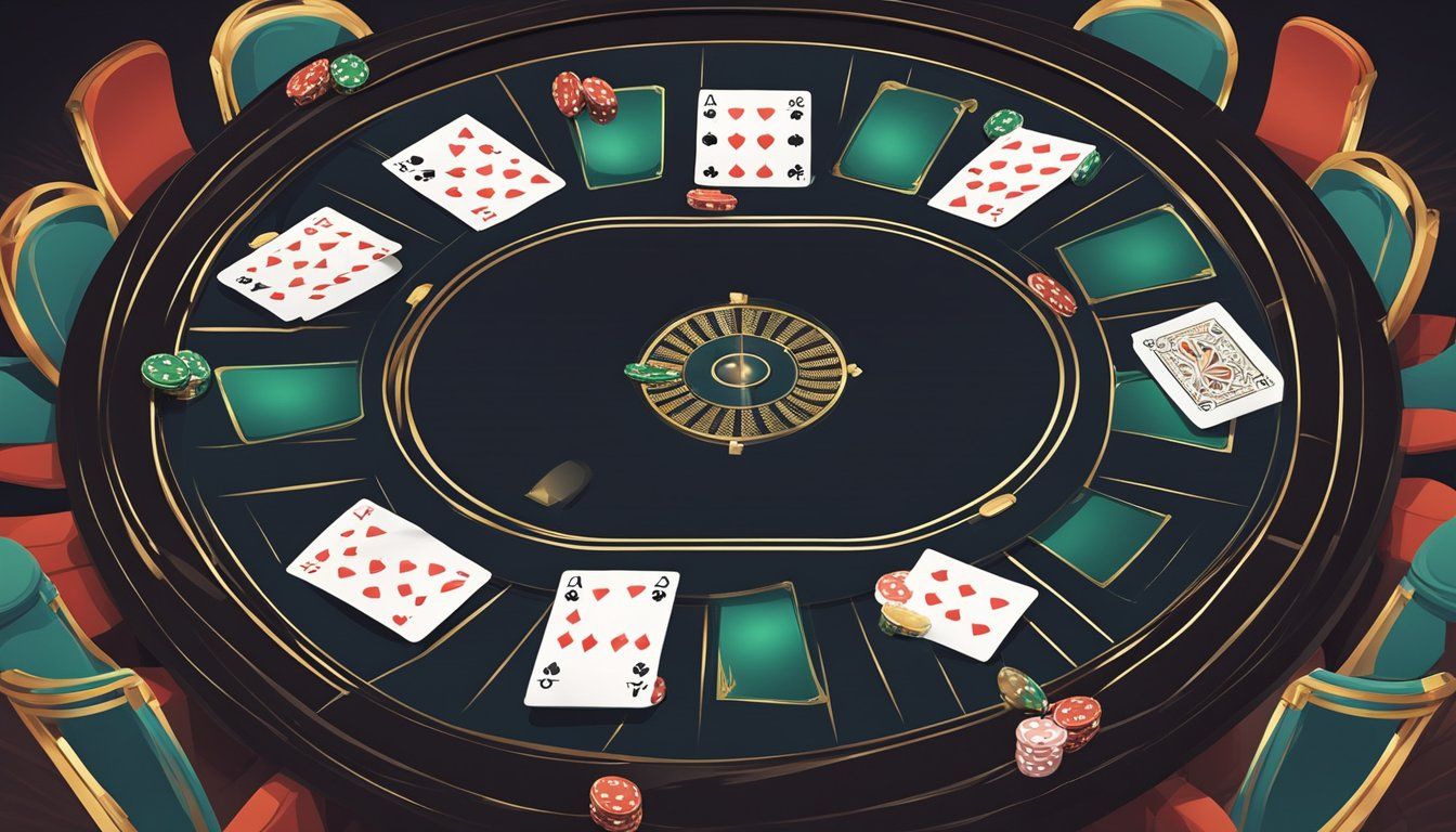 撲克桌上的玩家