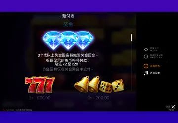 鑽石舞台老虎機遊戲畫面