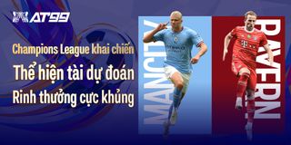 Champions League khai chiến Thể hiện tài dự đoán, rinh thưởng cực khủng